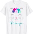 T-shirt Véronique personalisé avec chat T-Shirt