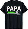 Homme Père Enceinte Cadeau Futur Papa Loading 2021 T-Shirt