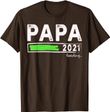 Homme Père Enceinte Cadeau Futur Papa Loading 2021 T-Shirt