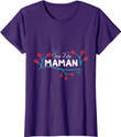 Femme Fière D'Etre Maman Mère Fête Des Mères Femme Cadeau T-Shirt
