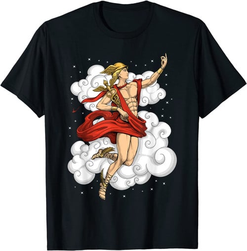 Dieu grec Hermès Grèce Ancienne Mythologie Zeus Divinité Son T-Shirt