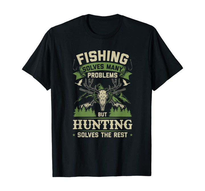 Buck Hunting Shirt Man Hunting Gift for Dad Deer Hunting T-Shirt