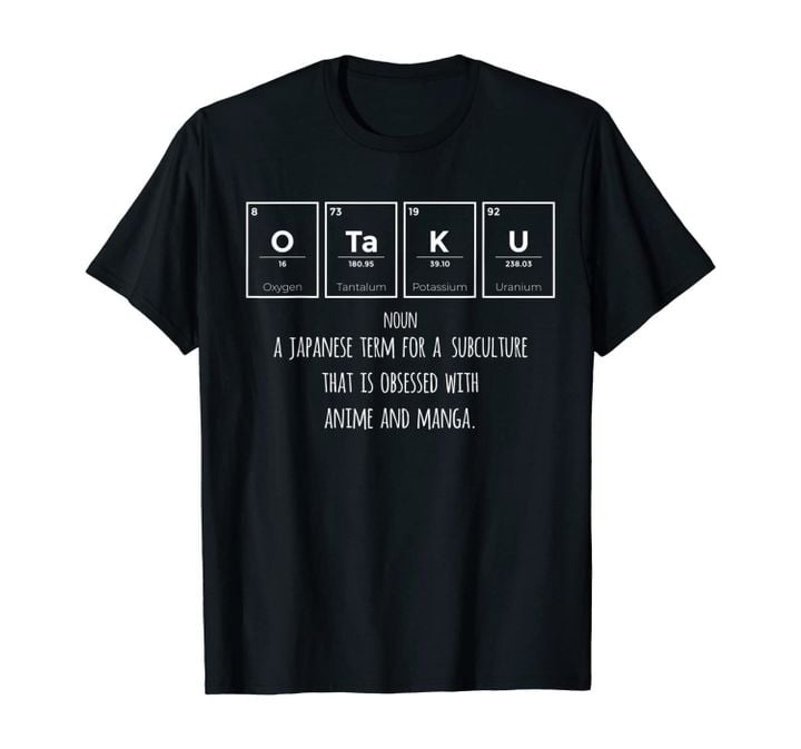 Otaku Definition Japanese Anime & Manga Lover Funny Gift T-Shirt