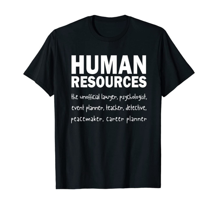 Funny Human Resources Gifts Funny Gift for HR Definition T-Shirt