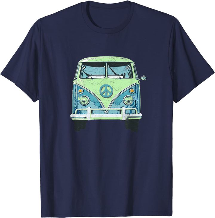 Vintage Hippie Bus - Cute Van T-Shirt