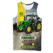 JD Tractor 3D All Over Printed Clothes JD12