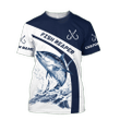 Custom Name Tuna Fishing Design 3D Print Shirts CFS04