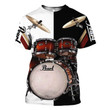 Pearl Drums 3D All Over Printed Clothes MUS53