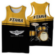 Tama Drums Yellow Beautiful 3D All Over Printed Clothes MUS63