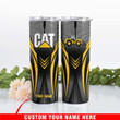 Personalized Cat Black Tumbler CATT09