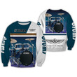 Blue Tama Drums 3D All Over Printed Clothes MUS61