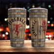 Personalized Whiskey Wood Grain Tumbler H2007