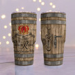 Whiskey - Personalized Wood Grain Tumbler Personalized CRT1