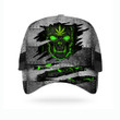 420 Art Metal Skull Cool Symbol Printed Hat NTH108