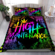 420 Leaf Rainbow Color High Maintenance Bedding Set NTH196