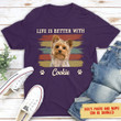 Better With Dog - Personalized Custom Shirt, Gift For Dog Lovers