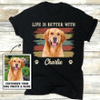 Better With Dog - Personalized Custom Shirt, Gift For Dog Lovers