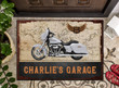 Motorcycle Personalized Doormat - DM017PS11 - BMGifts (formerly Best Memorial Gifts)