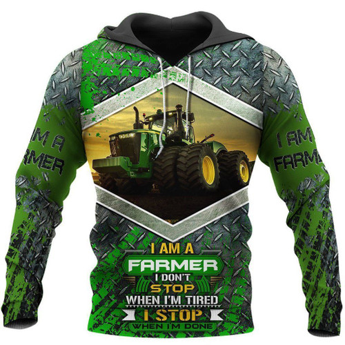Beautiful Tractor 3D All Over Printed Shirts FM16