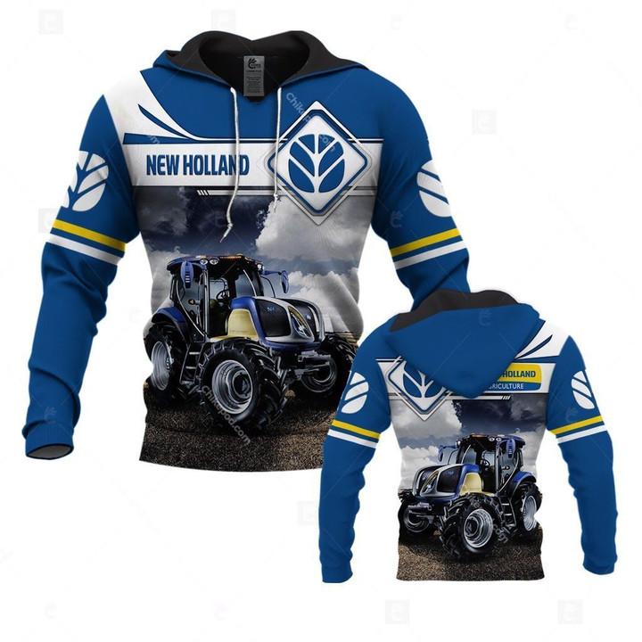 NH Tractor 3D All Over Printed Clothes NHL16