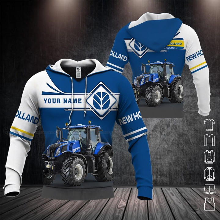 NH Tractor 3D All Over Printed Clothes NHL09