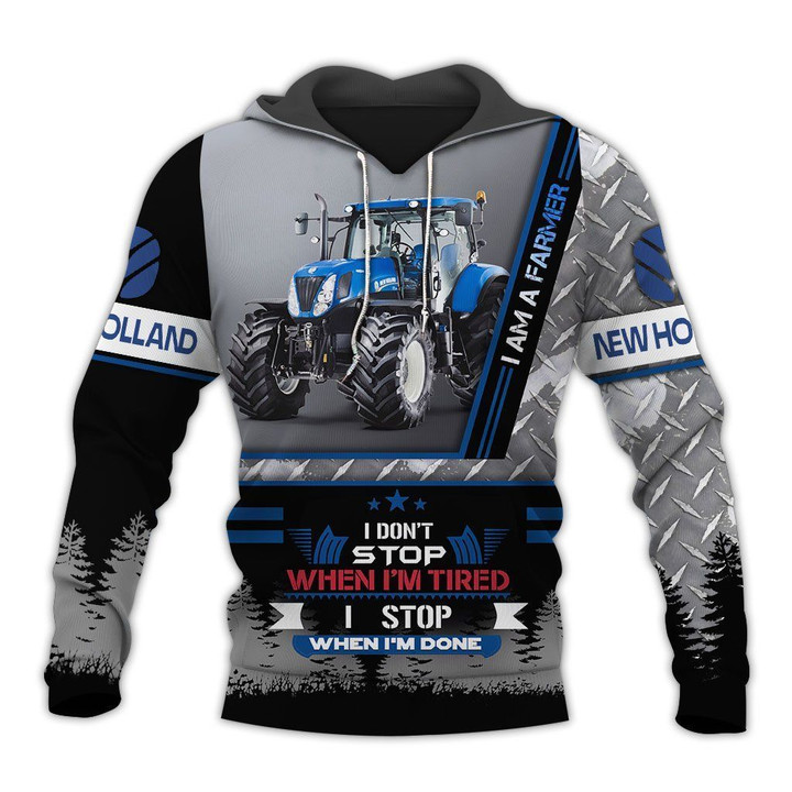 NH Tractor 3D All Over Printed Clothes NHL12