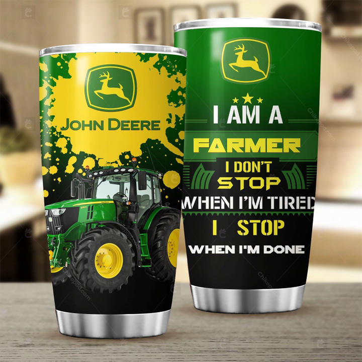 JD Tractor Stainless Steel Tumbler TRT15