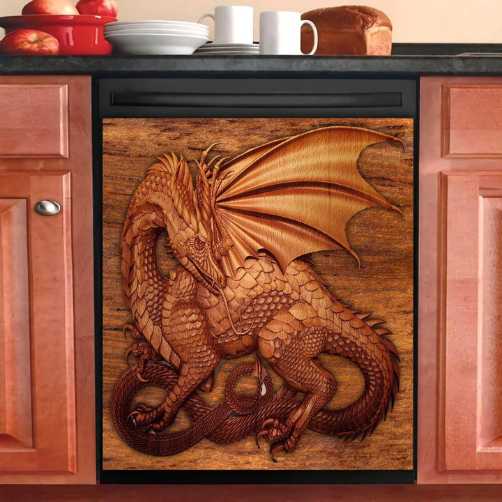 Dragon Decor Kitchen Dishwasher Cover DAD01