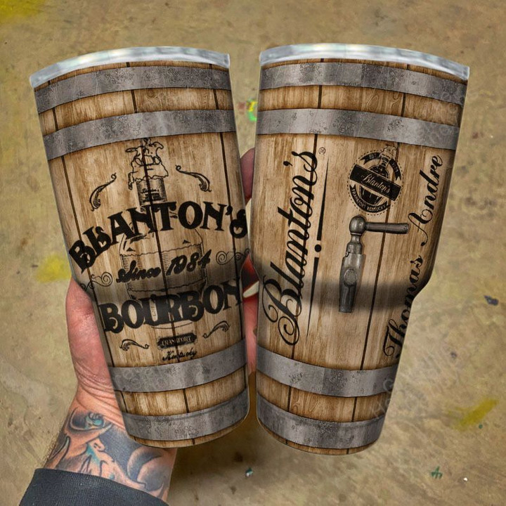Personalized Whiskey Wood Grain Tumbler H2020