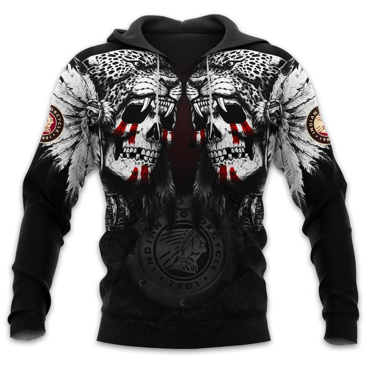 Motorcycle Skull 3D All Over Printed Clothes MT151