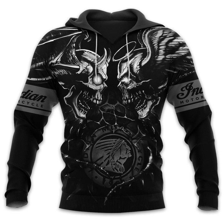 Motorcycle Skull 3D All Over Printed Clothes MT149