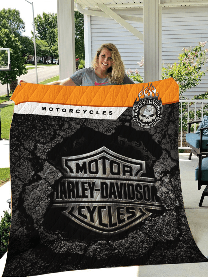 HD Motorcycle Blanket Quilt HQ6