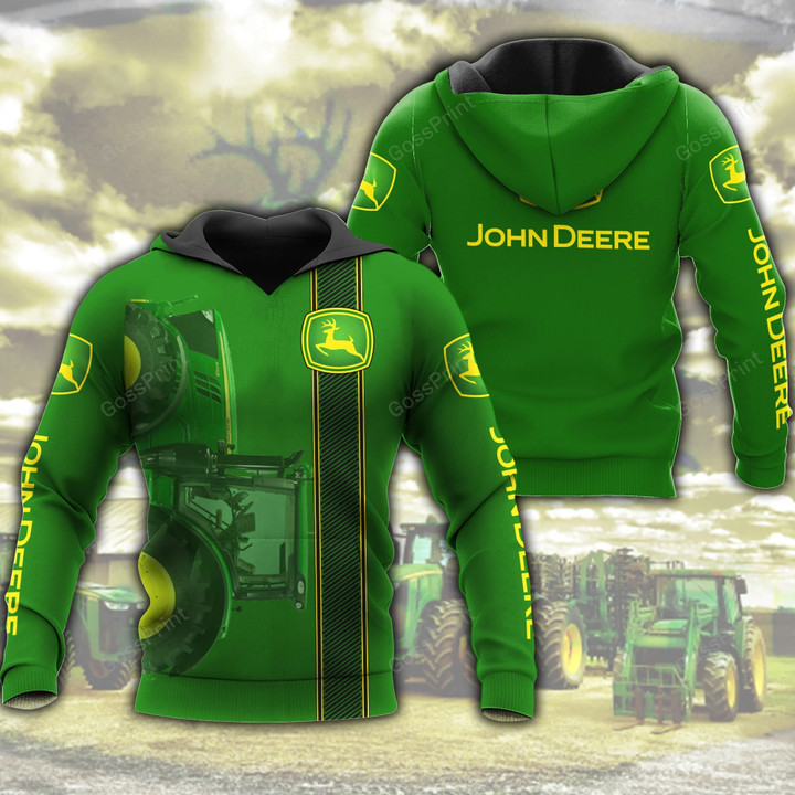 JD Tractor 3D All Over Printed Shirts JD74