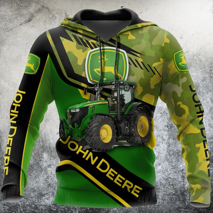 JD Tractor 3D All Over Printed Shirts JD84