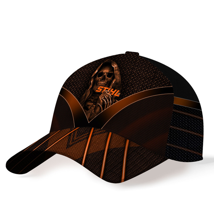 ST Orange Skull Death Mechanic Tool Brand Printed Hat NTH64ST