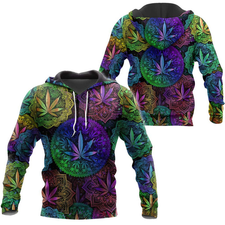 420 Colorful Mandala Psychedelic Details Clothes 3D Printing NTH173