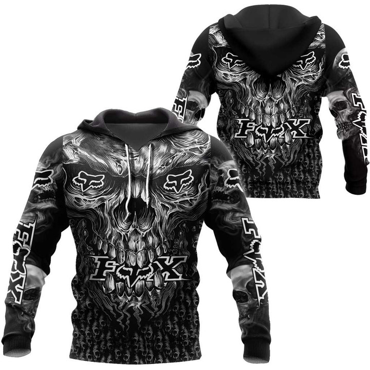 FX Racing Black Vampire Shredder Skull Clothes 3D Printing NTH310