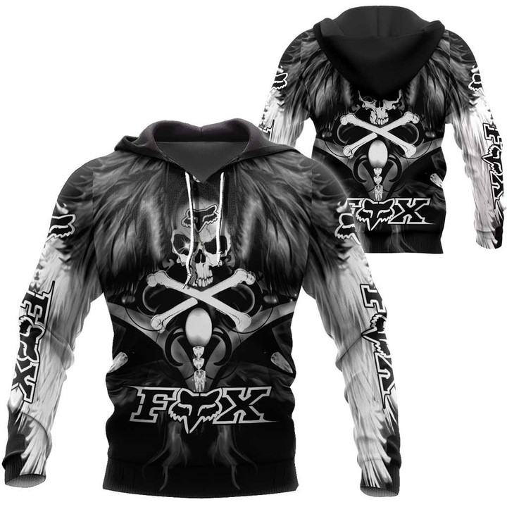 FX Racing Cool Skull Devil Wing Clothes 3D Printing NTH294