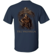 Till Valhalla Shirt Patriot Norse Viking T-Shirt Mens Graphic Honor Viking Warrior