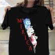 Unicorns American T-Shirt Patriotic Cute 4Th Of July Shirt Gift Ideas For Her