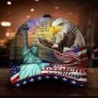 Liberties Eagle US Flag Let Freedom Ring Hat Patriotic Baseball Cap Honor Independence Day