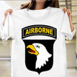 Army 101st Airborne Division Shirt Military Veteran Proud American T-Shirts Gift For Army Man