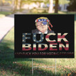Fuck Biden Yard Sign Trump Supporter Sign Anti Biden Merch Garden Decor