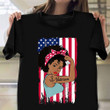 African American Female Veteran Of US Navy Shirt Pride US Navy T-Shirt Gifts For Veteran