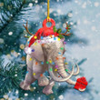 Elephant Light Christmas Ornament Fun Cute Animal Decorations Christmas Gifts 2021