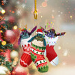 Sea Turtle In Christmas Sock Ornament Turtle Lover Christmas Ornament Decorations Xmas Tree