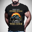 They Say Stress Kills I Found The Cure Shirt Truck Graphic Retro Tees Gifts For Truck Drivers