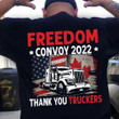Truckers Freedom Convoy 2022 Shirt Thank You Truckers USA Canada Freedom Convoy T-Shirt