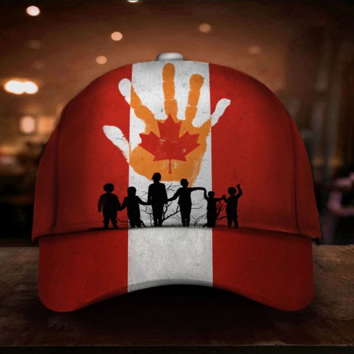 Every Child Matters Cap Canada Flag Orange Shirt Day Support Indigenous Child Lives Matters