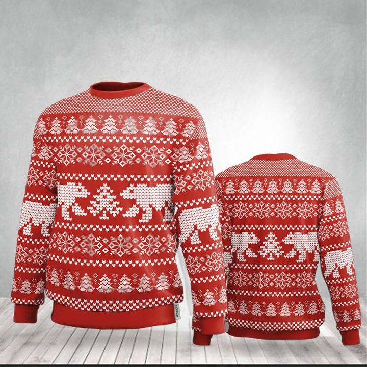 Bear Ugly Christmas Sweatshirt Xmas Sweatshirt Christmas Gifts For Her